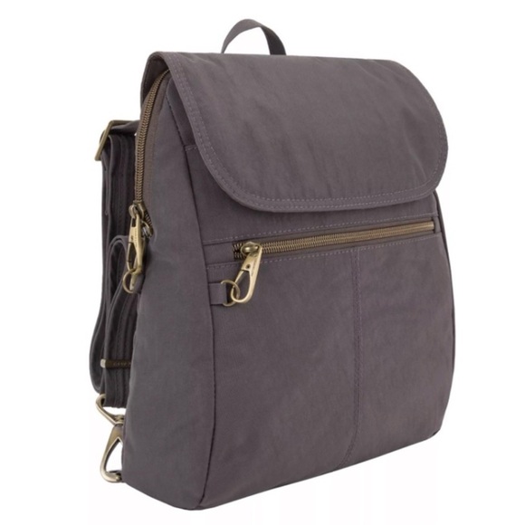 Travelon Gray slim Women's Backpack - Picture 1 of 11